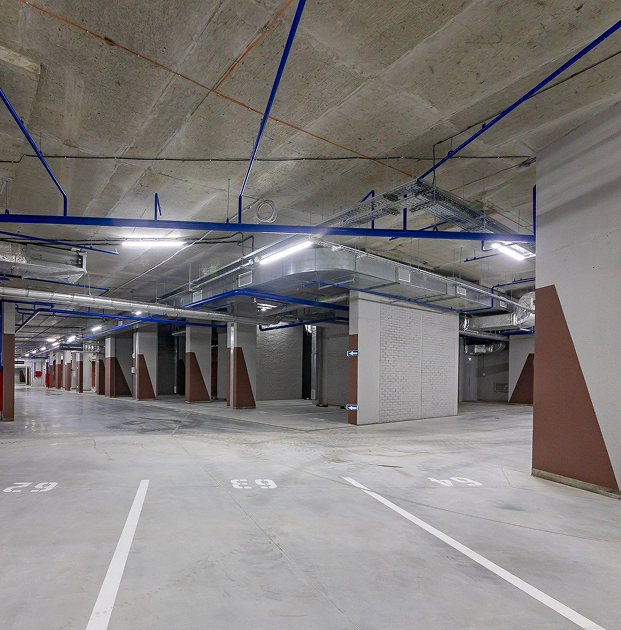 Подземный паркинг ЖК «Менделеев»